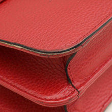 Gucci Red Interlocking G Flap Medium Shoulder Bag
