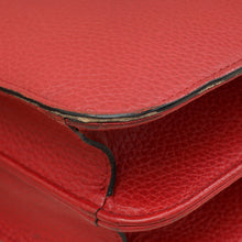 Gucci Red Interlocking G Flap Medium Shoulder Bag