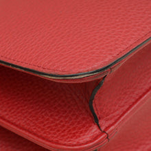 Gucci Red Interlocking G Flap Medium Shoulder Bag