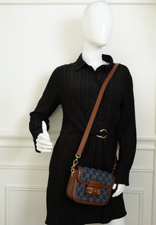 Gucci Bicolor GG Horsebit 1955 Mini Crossbody Bag