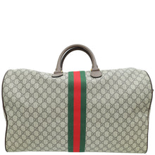 Gucci Ebony GG Supreme Ophidia Savoy Large Duffle Large Bag W/ NY Initial Tag