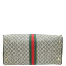 Gucci Ebony GG Supreme Ophidia Savoy Large Duffle Large Bag W/ NY Initial Tag