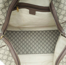 Gucci Ebony GG Supreme Ophidia Savoy Large Duffle Large Bag W/ NY Initial Tag
