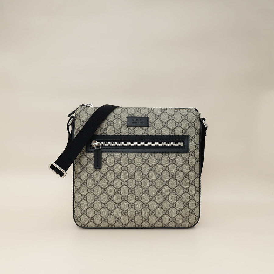 Gucci Bicolor GG Supreme Messenger Medium Bag