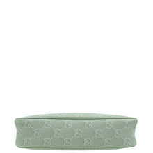 Gucci Pale Green GG Ophidia Denim Small Shoulder Bag