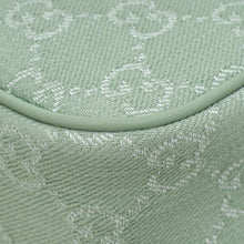 Gucci Pale Green GG Ophidia Denim Small Shoulder Bag