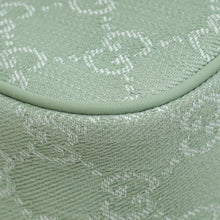 Gucci Pale Green GG Ophidia Denim Small Shoulder Bag
