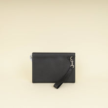 Gucci Black Logo Wristlet Pouch W/ A.A Initials on the Wristlet