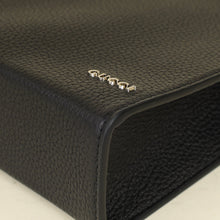 Gucci Black Logo Wristlet Pouch W/ A.A Initials on the Wristlet
