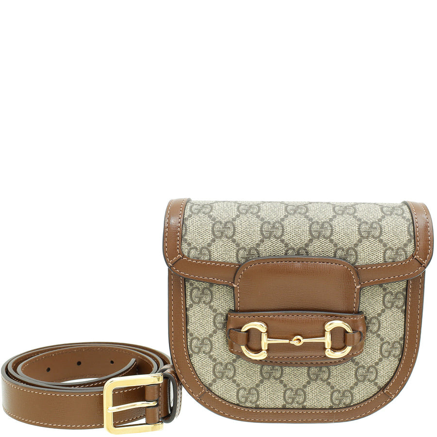 Gucci Bicolor Horsebit 1955 Belt Bag