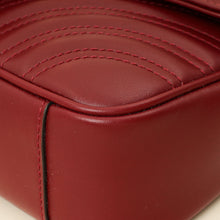 Gucci Burgundy GG Marmont Small Shoulder Bag