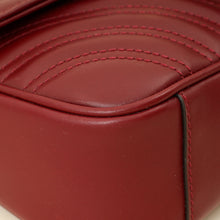 Gucci Burgundy GG Marmont Small Shoulder Bag