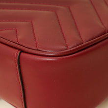Gucci Burgundy GG Marmont Small Shoulder Bag