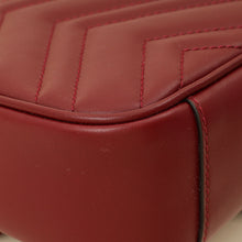 Gucci Burgundy GG Marmont Small Shoulder Bag