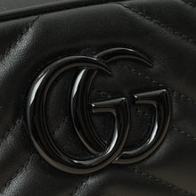 Gucci Black GG Marmont Camera Bag