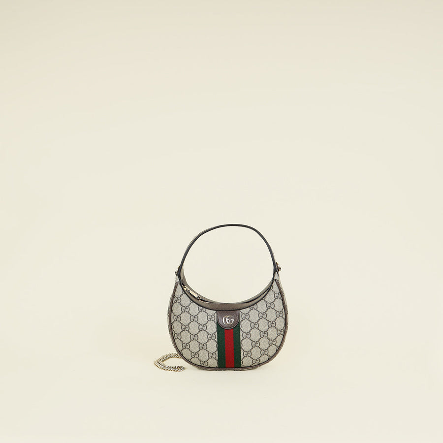 Gucci Bicolor GG Monogram Ophidia Small Shoulder Bag