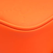 Gucci Neon Orange GG Rubber Effect Belt Bag