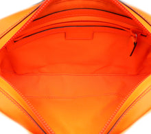 Gucci Neon Orange GG Rubber Effect Belt Bag