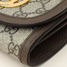 Gucci Ebony GG Guccissima Blondie Medium Chain Wallet