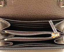 Gucci Ebony GG Guccissima Blondie Medium Chain Wallet
