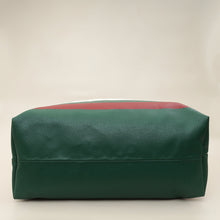 Gucci Tricolor Logo Embossed Tote Bag