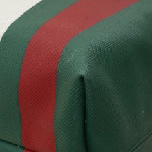 Gucci Tricolor Logo Embossed Tote Bag