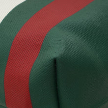 Gucci Tricolor Logo Embossed Tote Bag