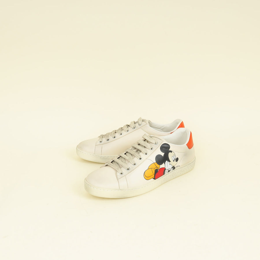 Gucci Bicolor x Disney Ace Mickey Mouse Sneakers 37.5