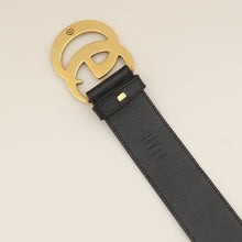 Gucci Brown GG Marmont Wide Belt 32