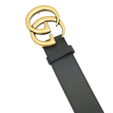 Gucci Black GG Marmont Wide Belt 36