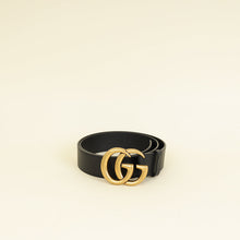Gucci Black Double G Buckle 40mm Belt 36