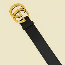 Gucci Black Double G Buckle 40mm Belt 38