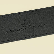 Gucci Black Double G Buckle 40mm Belt 38