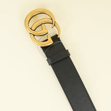 Gucci Black Double G Buckle 40mm Belt 34