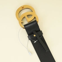 Gucci Black Double G Buckle 40mm Belt 34