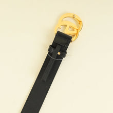 Gucci Black Double G Buckle 30mm Belt 34