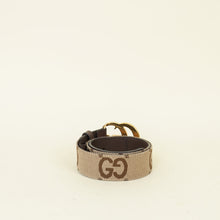 Gucci Brown Double G Wide Belt 30