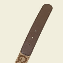 Gucci Brown Double G Wide Belt 30