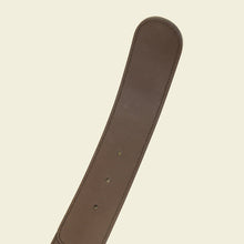 Gucci Brown Double G Wide Belt 30