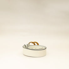 Gucci White Marmont Wide 4mm Belt 30