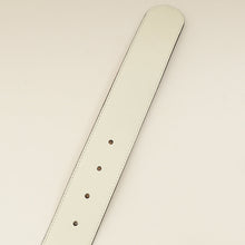 Gucci White Marmont Wide 4mm Belt 30