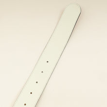 Gucci White Marmont Wide 4mm Belt 30