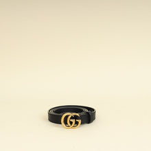 Gucci Black GG Marmont Thin Belt 34
