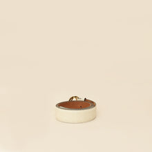 Gucci Cream Interlocking G Guccissima Belt 32