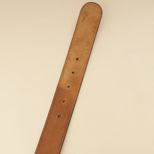 Gucci Cream Interlocking G Guccissima Belt 32