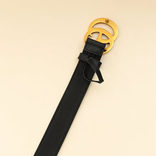 Gucci Black Double G Buckle 30mm Belt 32