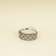 Gucci Bicolor Double G Buckle Supreme Belt 32