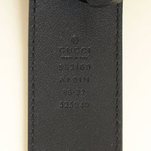 Gucci Black Double G Crystal Belt 32