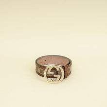Gucci Brown GG Buckle Belt 30