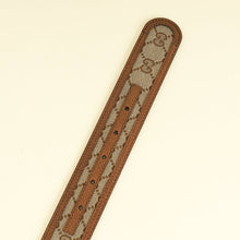 Gucci Brown GG Buckle Belt 30